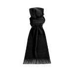 fleece sjaal, anti-pilling - zwart