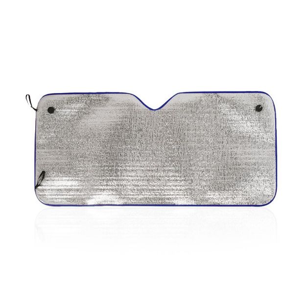 zonnescherm caser, aluminium eenzijdig - blauw