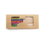 kleurset in kartonnen doosje, 19 stuks