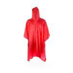 poncho in hoes, 1 maat montello - rood