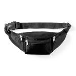 heuptas met 4 vakken - zwart