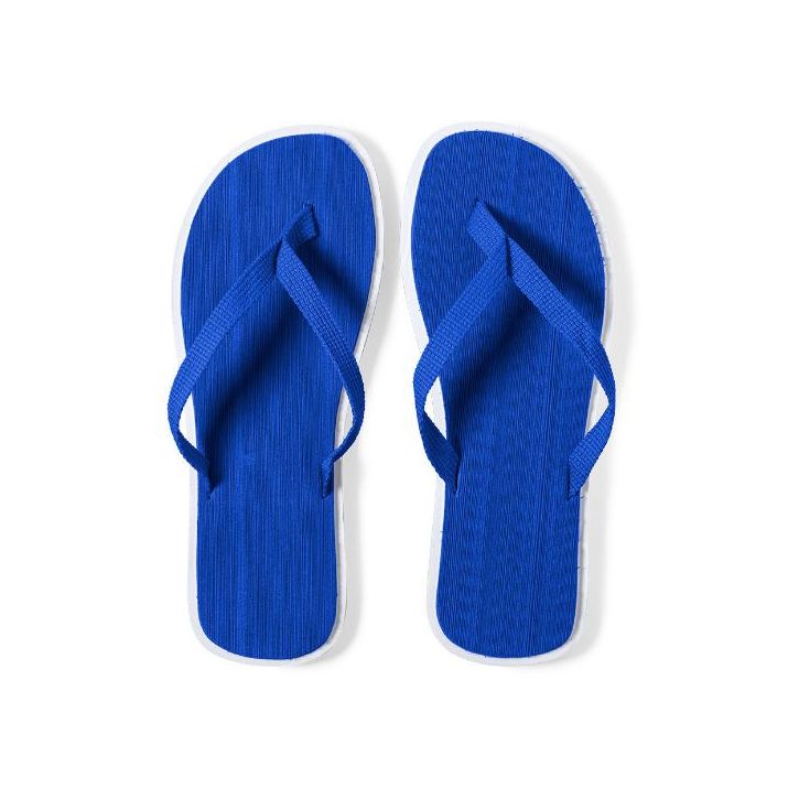 slippers solarflat in de maten 36/38 en 42/44 - blauw