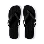 slippers solarflat in de maten 36/38 en 42/44 - zwart