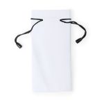 brillenkoker van polyester - wit