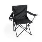 opvouwbare strandstoel - zwart