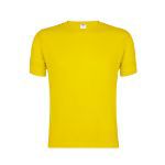volwassene t-shirt katoen 130 gr. maten s tot xxl - geel