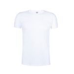 t-shirtvvolwassene wit 150 gr maten van s tot 3xl