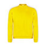 sweatshirt 50% katoen 50% polyester - geel