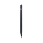 aluminium stylus pen blauwe inkt - zwart