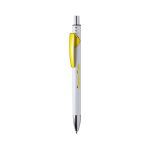aluminium pen blauwschrijvend - geel
