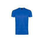 kinder t-shirt polyester 135 gr maten:4-5/10-12 - blauw