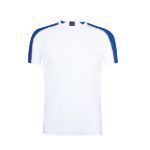 t-shirt polyester 135 gr. ademend maten s-xxl - blauw