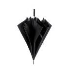 automatische golfparaplu windbestendig - zwart