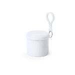 poncho voor volwassenen in doosje birtoxe - wit