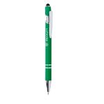 aluminium stylus pen lekor blauwe inkt - groen