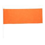 polyester vlag op stok portel - oranje