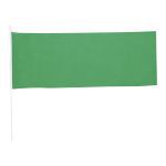 polyester vlag op stok portel - groen