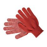 nylon handschoenen hetson 1 maat volwassene - rood