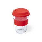 glazen reismok durnox 350 ml - rood