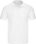 witte polo shirt 175 gr. fruit of the loom