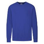 sweatshirt 240 gr katoen fruit of the loom - blauw