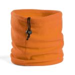 fleece muts en sjaal - oranje