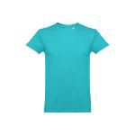 thc ankara t-shirt voor mannen 190 gr katoen - turquoise