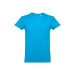 thc ankara t-shirt voor mannen 190 gr katoen - turquoise