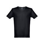 thc athens t-shirt voor mannen 150 gr polyester - zwart