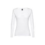 buc t-shirt vrouwen lange mouw 150 gr katoen wit