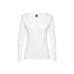 buc t-shirt vrouwen lange mouw 150 gr katoen wit