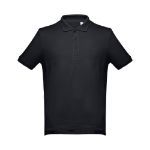 thc adam polo t-shirt voor mannen 195 g katoen - zwart