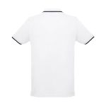 rome slim fit polo voor mannnen 195 gr katoen wit