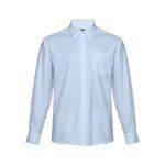 tokyo oxford hemd 70% katoen 30% - licht blauw