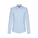tokio oxford blouse 70% katoen, 30% - licht blauw