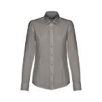 tokio oxford blouse 70% katoen, 30% - grijs