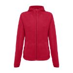 thc helsinki fleece jas dames 280 gr. - rood