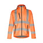 thc zagreb work. softshell heren jas - oranje