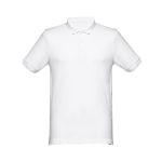 monaco polo t-shirt voor mannen 240 g. katoen wit