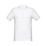 monaco polo t-shirt voor mannen 240 g. katoen wit