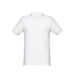 monaco polo t-shirt voor mannen 240 g. katoen wit
