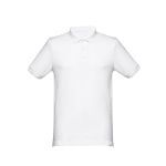 monaco polo t-shirt voor mannen 240 g. katoen wit