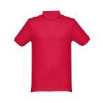 thc monaco polo t-shirt voor mannen 240 g. katoen - rood