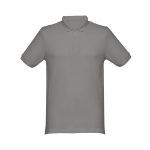 thc monaco polo t-shirt voor mannen 240 g. katoen - grijs