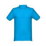 thc monaco polo t-shirt voor mannen 240 g. katoen - turquoise