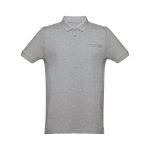 thc dhaka polo t-shirt voor mannen 195 g katoen - grijs