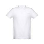 dhaka polo t-shirt voor mannen 195 g katoen wit
