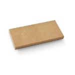 sleutelhanger van kurk en metaal in geschenkdoos