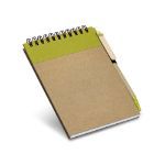 notitieboekje van gerecycleerd papier kranch - licht groen
