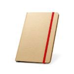 magritte. a5 notitieboekje gerecycleerd papier - rood